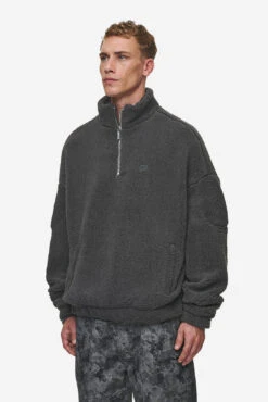 Munoz Teddy Half Zip Sweater Anthracite 9 Munoz Teddy Half Zip Sweater Anthracite -Pegador Sale Store PGDR MOST ALIVE ECOMMERCE MENS DAY 254316