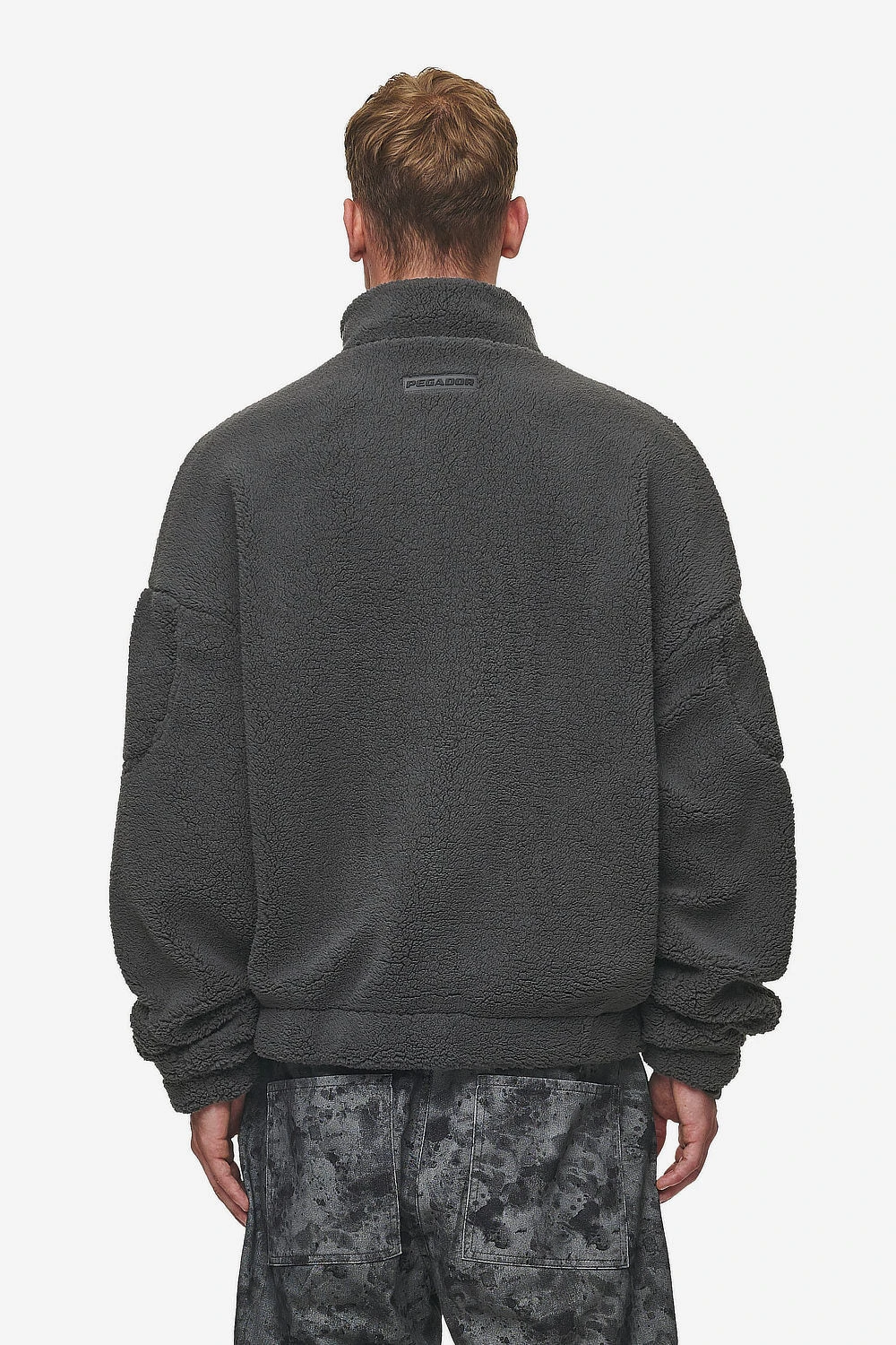 Munoz Teddy Half Zip Sweater Anthracite 4 Munoz Teddy Half Zip Sweater Anthracite - Image 4