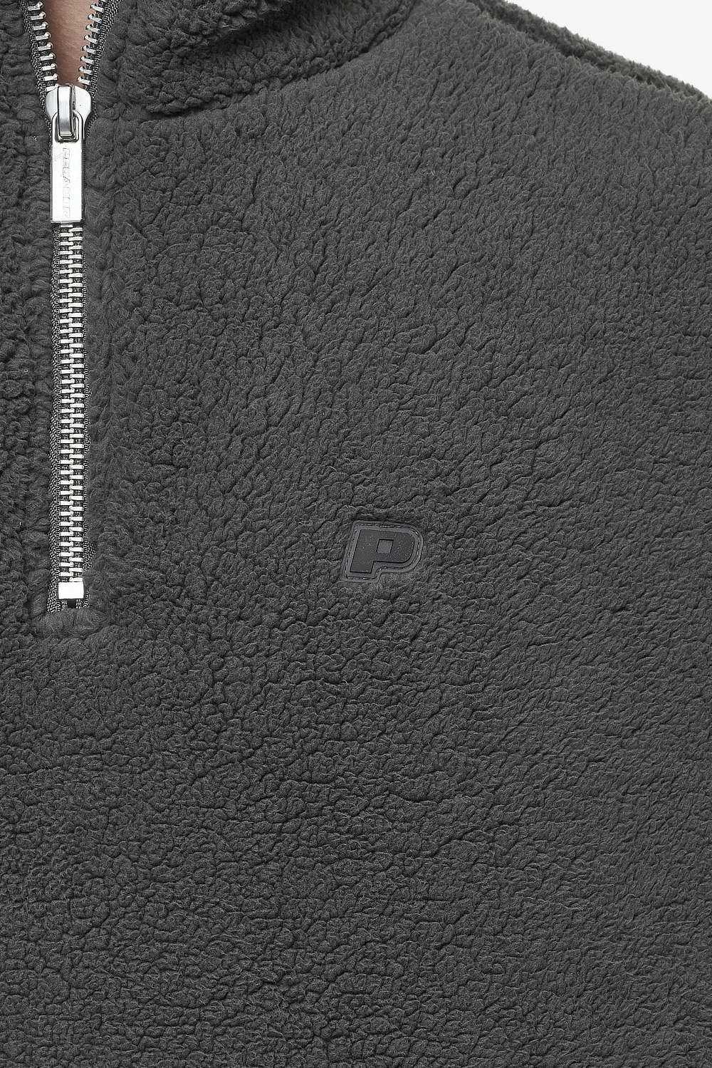 Munoz Teddy Half Zip Sweater Anthracite 5 Munoz Teddy Half Zip Sweater Anthracite - Image 5