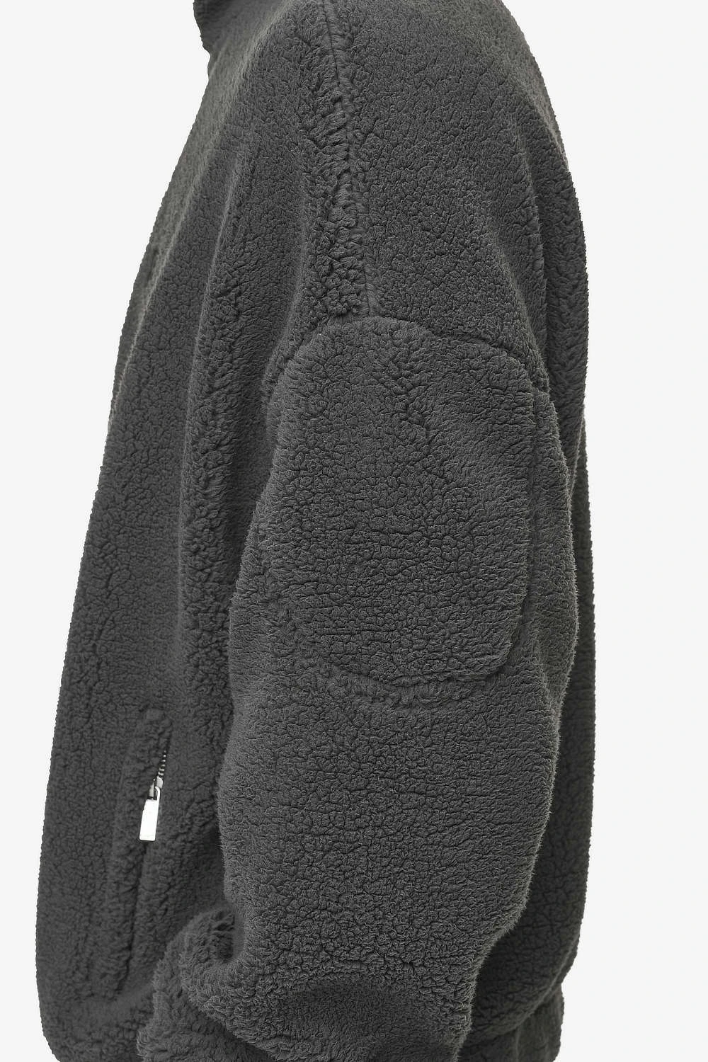 Munoz Teddy Half Zip Sweater Anthracite 7 Munoz Teddy Half Zip Sweater Anthracite - Image 7