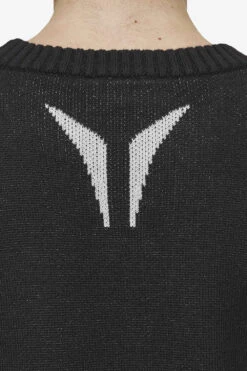 Kazan Boxy Knit Sweater Black Light Grey 11 Kazan Boxy Knit Sweater Black Light Grey -Pegador Sale Store PGDR MOST ALIVE ECOMMERCE MENS DAY 254801