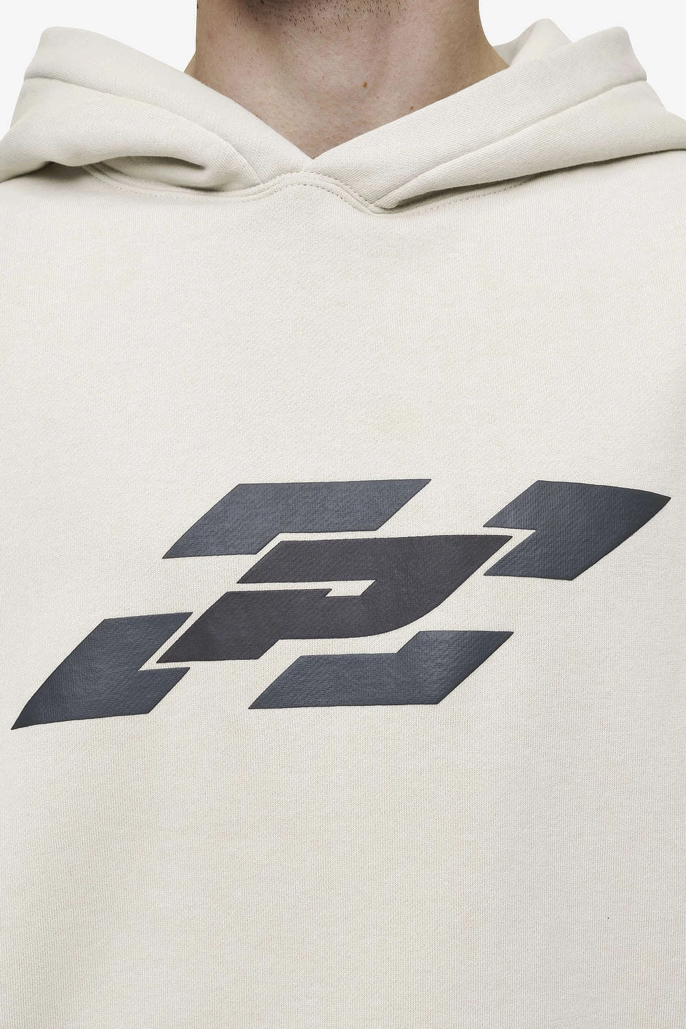 Slick Boxy Hoodie Washed Light Beige 5 Slick Boxy Hoodie Washed Light Beige - Image 5