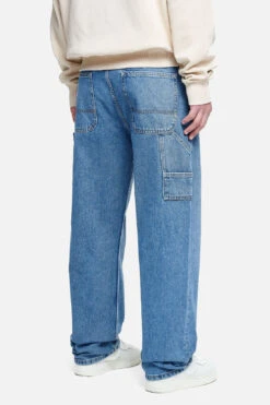 Daule Baggy Workwear Jeans Washed Blue -Pegador Sale Store PGDR NEVER TOO LATE ECOMMERCE 2 FEMALE BLUE103