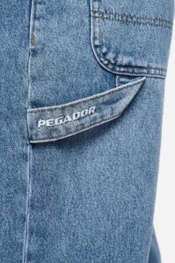 Daule Baggy Workwear Jeans Washed Blue -Pegador Sale Store PGDR NEVER TOO LATE ECOMMERCE 2 FEMALE BLUE106