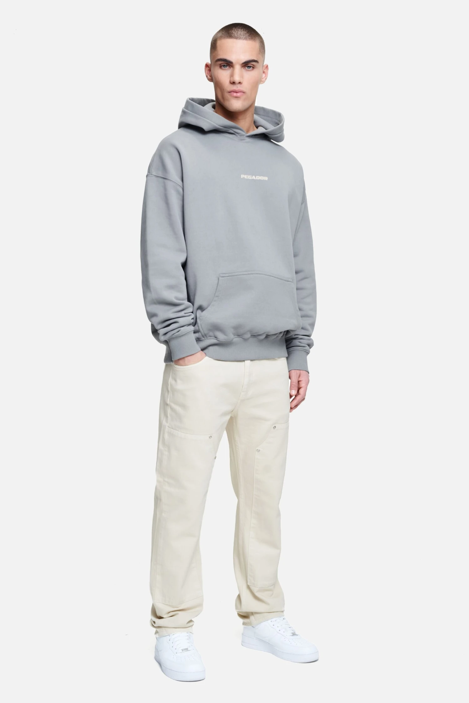 Vinto Carpenter Jeans Cream 2 Vinto Carpenter Jeans Cream - Image 2