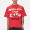 Corey Boxy Tee Washed Red -Pegador Sale Store PGDR NEVER TOO LATE ECOMMERCE MALE DAY 1