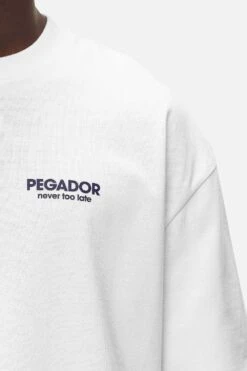 Alchar Oversized Tee White -Pegador Sale Store PGDR NEVER TOO LATE ECOMMERCE MALE DAY 1110
