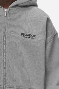 Alchar Oversized Sweat Jacket Washed Cool Grey -Pegador Sale Store PGDR NEVER TOO LATE ECOMMERCE MALE DAY 1152