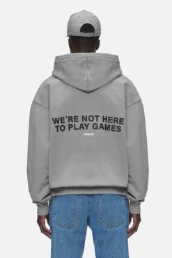 Antigua Oversized Hoodie Washed Cool Grey