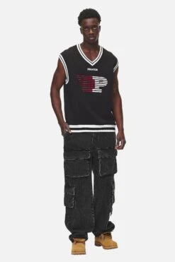 Marcy Oversized Sweat Vest Washed Black -Pegador Sale Store PGDR NEVER TOO LATE ECOMMERCE MALE DAY 1464 14f59196 93ff 40de b5a9 567be491620c