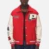 Oris Varsity Jacket Red Cream -Pegador Sale Store PGDR NEVER TOO LATE ECOMMERCE MALE DAY 1476