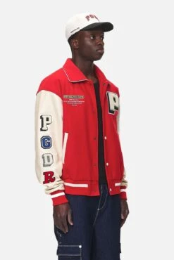 Oris Varsity Jacket Red Cream 11 Oris Varsity Jacket Red Cream -Pegador Sale Store PGDR NEVER TOO LATE ECOMMERCE MALE DAY 1479