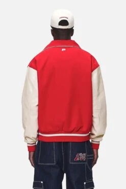 Oris Varsity Jacket Red Cream 13 Oris Varsity Jacket Red Cream -Pegador Sale Store PGDR NEVER TOO LATE ECOMMERCE MALE DAY 1487