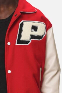 Oris Varsity Jacket Red Cream 15 Oris Varsity Jacket Red Cream -Pegador Sale Store PGDR NEVER TOO LATE ECOMMERCE MALE DAY 1490