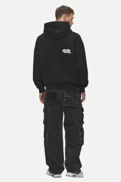 Clayson Boxy Hoodie Washed Black -Pegador Sale Store PGDR NEVER TOO LATE ECOMMERCE MALE DAY 186