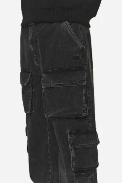 Lark Loose Cargo Jeans Heavy Washed Black -Pegador Sale Store PGDR NEVER TOO LATE ECOMMERCE MALE DAY 188