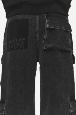 Lark Loose Cargo Jeans Heavy Washed Black -Pegador Sale Store PGDR NEVER TOO LATE ECOMMERCE MALE DAY 190
