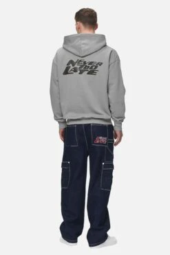Narson Oversized Hoodie Washed Cool Grey -Pegador Sale Store PGDR NEVER TOO LATE ECOMMERCE MALE DAY 26
