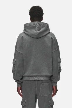 Harvey Terry Cargo Boxy Hoodie Vintage Grey -Pegador Sale Store PGDR NEVER TOO LATE ECOMMERCE MALE DAY 276