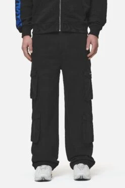 Garlan Wide Cargo Pants Black -Pegador Sale Store PGDR NEVER TOO LATE ECOMMERCE MALE UNDERWEAR1