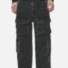 Lark Loose Cargo Jeans Heavy Washed Black 11 Lark Loose Cargo Jeans Heavy Washed Black -Pegador Sale Store PGDR NEVER TOO LATE ECOMMERCE MALE UNDERWEAR4