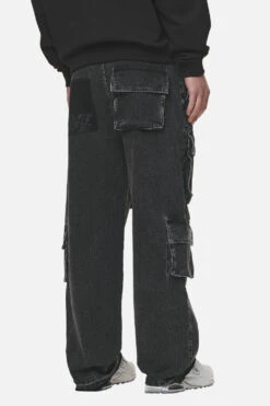 Lark Loose Cargo Jeans Heavy Washed Black -Pegador Sale Store PGDR NEVER TOO LATE ECOMMERCE MALE UNDERWEAR6