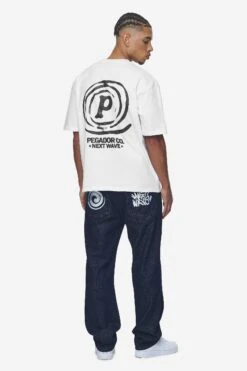 Fallon Oversized Tee White -Pegador Sale Store PGDR Next Wave E COMMERCE MENS DAY 146928