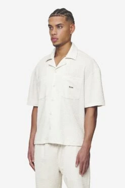 Wyton Structured Summer Shirt Salty Cream -Pegador Sale Store PGDR Next Wave E COMMERCE MENS DAY 147241