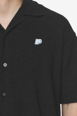 Libco Structured Knit Shirt Black -Pegador Sale Store PGDR Next Wave E COMMERCE MENS DAY 147374