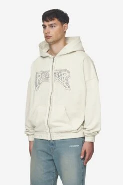 Avon Boxy Sweat Jacket Washed Salty Cream -Pegador Sale Store PGDR Next Wave E COMMERCE MENS DAY 248117