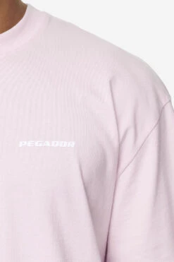 Logo Oversized Tee Washed Bubblegum White Gum -Pegador Sale Store PGDR Next Wave E COMMERCE MENS DAY 248563