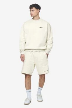 Logo Oversized Sweater Washed Salty Cream Black Gum -Pegador Sale Store PGDR Next Wave E COMMERCE MENS DAY 248766