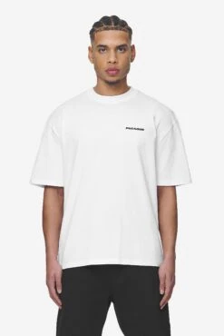 Logo Oversized Tee White Black Gum