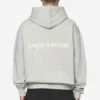 Colne Logo Oversized Sweat Jacket Washed Pearl Grey Salty Cream