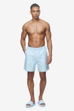 Kempton Monogram Swim Shorts Baby Blue -Pegador Sale Store PGDR Next Wave E COMMERCE MENS DAY 249196