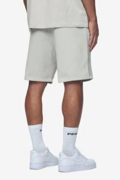 Logo Heavy Sweat Shorts Washed Pearl Grey White Gum -Pegador Sale Store PGDR Next Wave E COMMERCE MENS PANTS DAY 25052