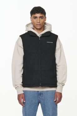 Bardon Cord Puffer Vest Black -Pegador Sale Store PGDR OUTERWEAR MENS6017