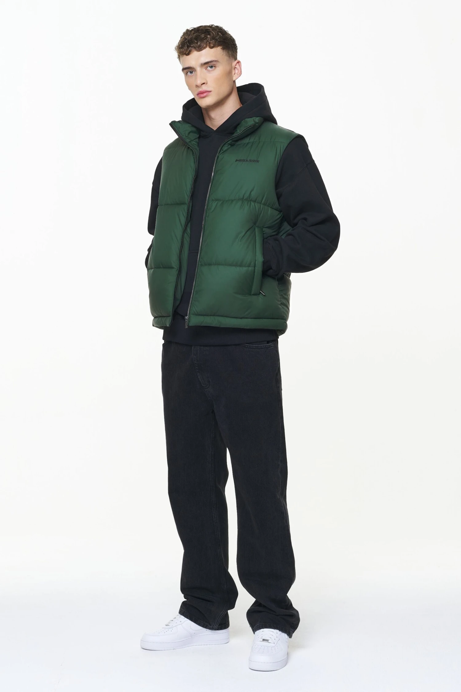 Landin Puffer Vest British Green 2 Landin Puffer Vest British Green - Image 2