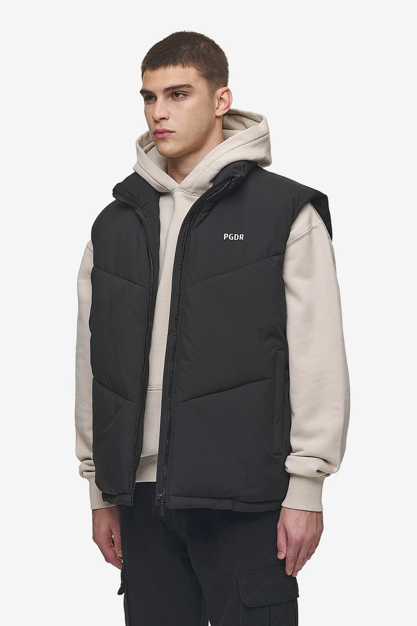 Leddy Oversized Puffer Vest Black 4 Leddy Oversized Puffer Vest Black - Image 4