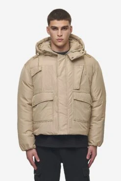 Jean Utility Puffer Jacket Sand -Pegador Sale Store PGDR WINTERJACKETS ECOMMERCE MENS50959