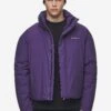 Lavoy Cropped Boxy Puffer Jacket Deep Purple -Pegador Sale Store PGDR WINTERJACKETS ECOMMERCE MENS51424