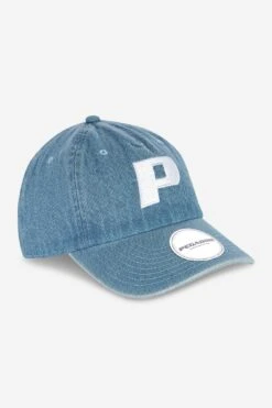 P Logo Denim Cap Baby Blue