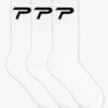 Pegador P Socks White Black (3 Pack)