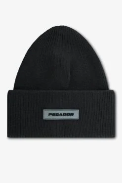 Pegador Ranyo Logo Rubber Beanie Black Black