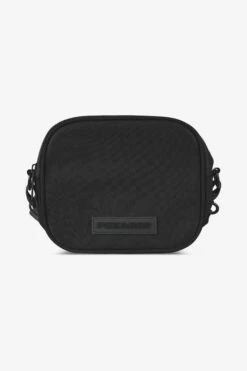 Rubber Logo Patch Nylon Shoulder Strap Bag Black -Pegador Sale Store RubberLogoPatchNylonShoulderStrapBagBlack1