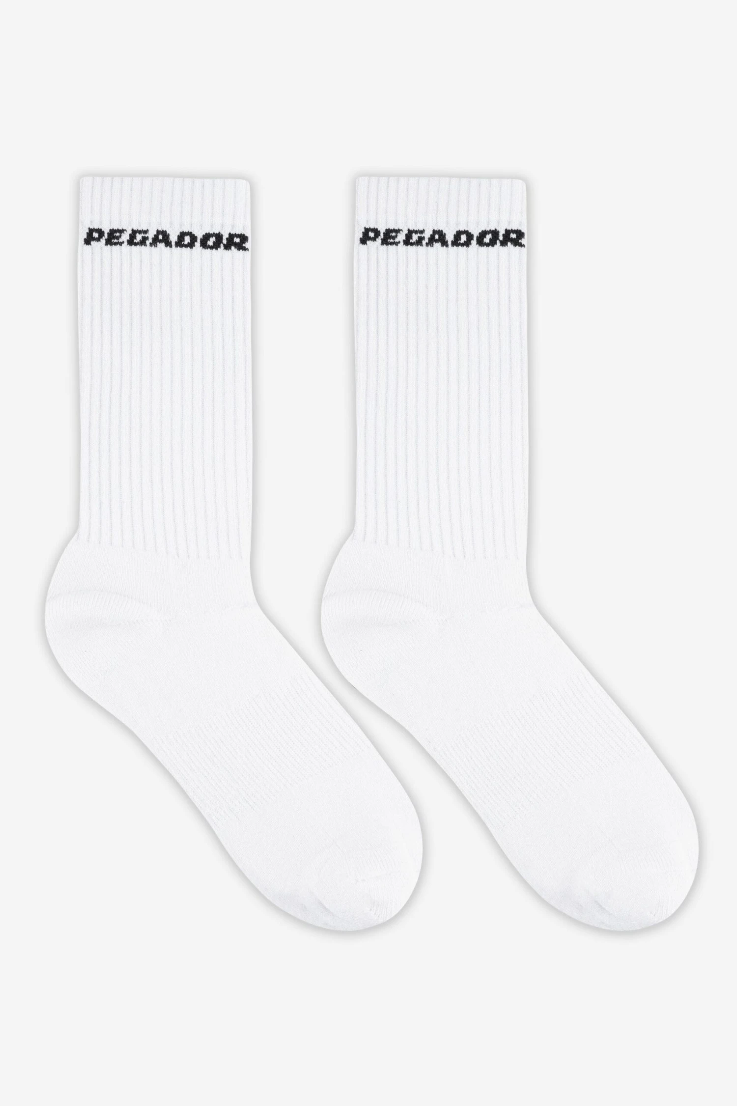 Side Logo Socks White Black 1 Side Logo Socks White Black
