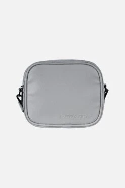 Skibo Logo Faux Leather Shoulder Strap Bag Cool Grey -Pegador Sale Store SKIBOLOGOFAUXLEATHERSHOULDERSTRAPBAGCOOLGREY2