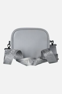 Skibo Logo Faux Leather Shoulder Strap Bag Cool Grey -Pegador Sale Store SKIBOLOGOFAUXLEATHERSHOULDERSTRAPBAGCOOLGREY5