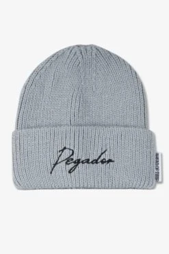 Pegador Stanton Knit Beanie Light Grey Black