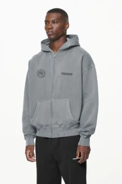 Dike Oversized Sweat Jacket Vintage Grey -Pegador Sale Store dike3